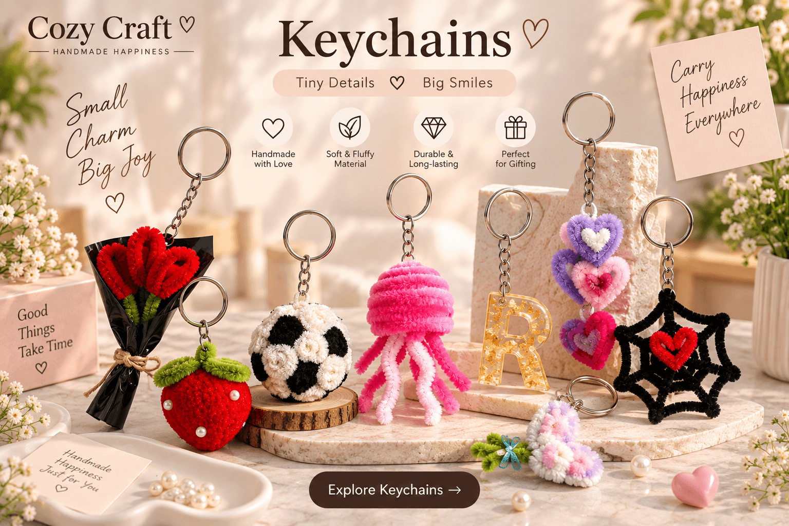 Keychains - Cozy Craft
